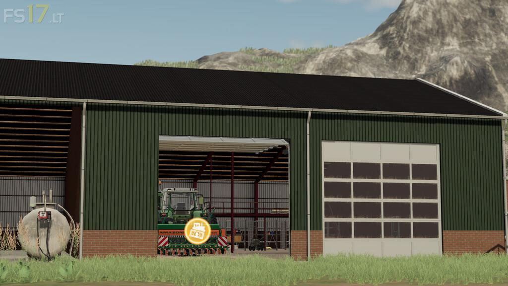 Machine Shed with v 1.1 FS19 mods