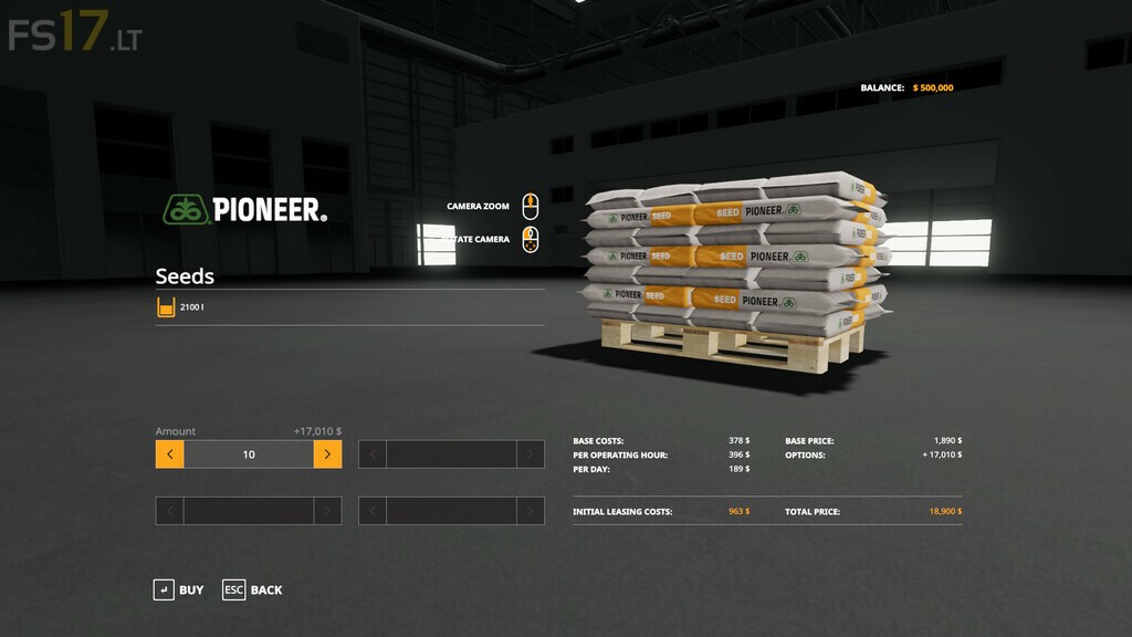 Bulk Buy v 1.0.3.0 FS19 mods