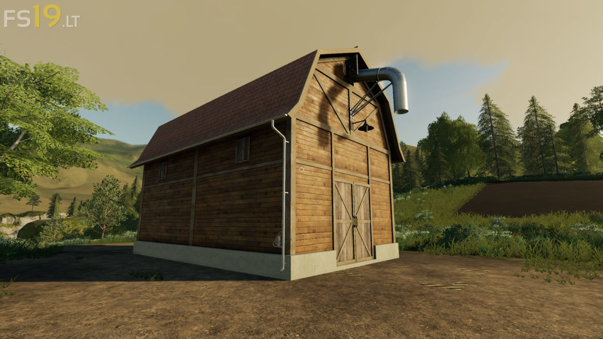Placeable Extended Barn v 1.0 FS19 mods / Farming Simulator 19 mods