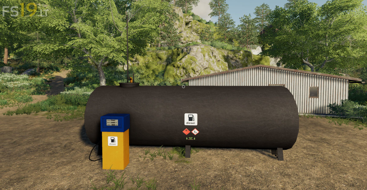 Placeable Refuel Pump v 2.0 FS19 mods / Farming Simulator 19 mods