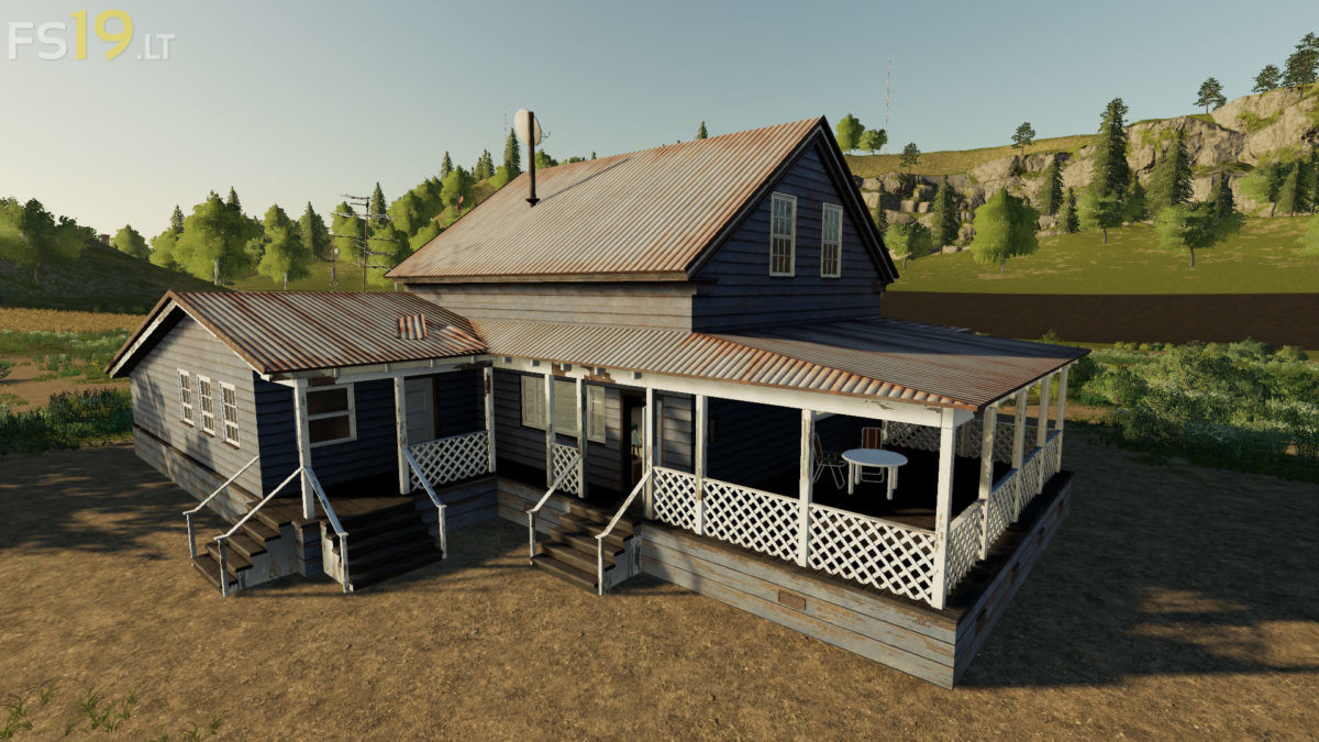 Placeable Farmhouse v 1.0 FS19 mods / Farming Simulator 19 mods