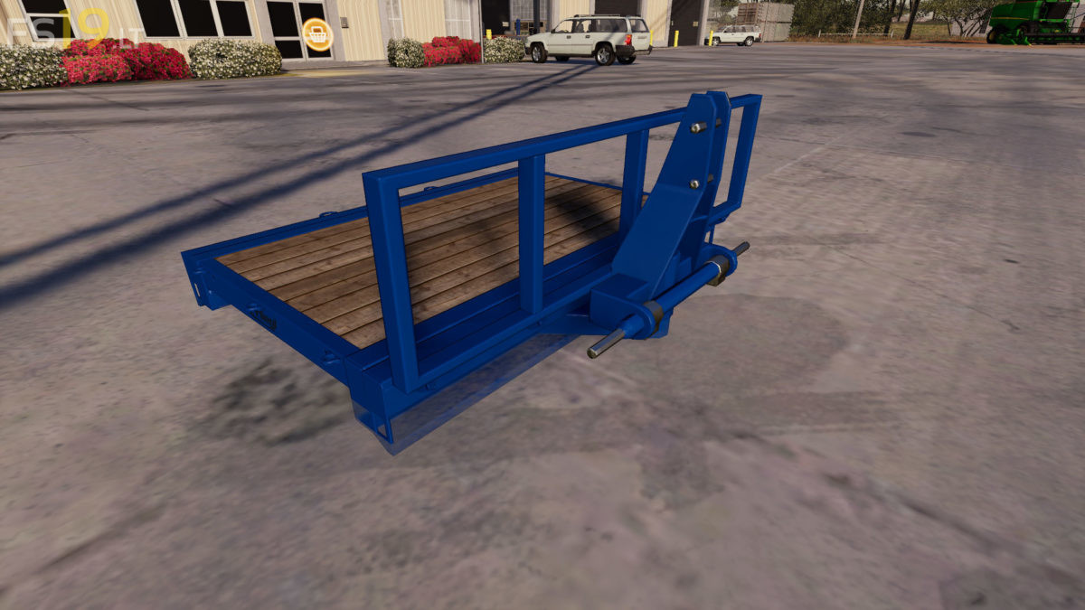 Fliegl Rear Deck v 1.0 FS19 mods / Farming Simulator 19 mods