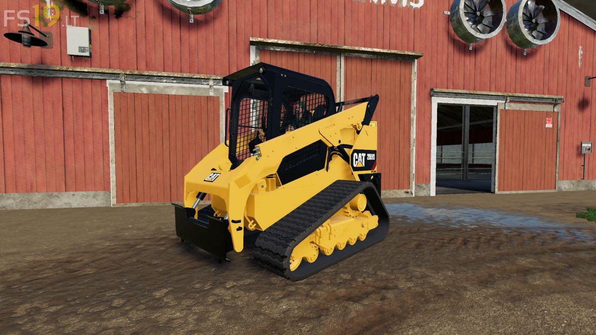 CAT 289D v 1.0 FS19 mods / Farming Simulator 19 mods