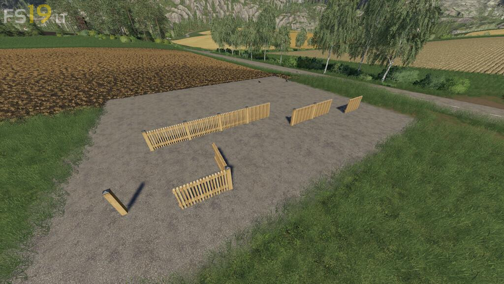 Placeable Fence Pack v 1.0.0.1 FS19 mods / Farming Simulator 19 mods