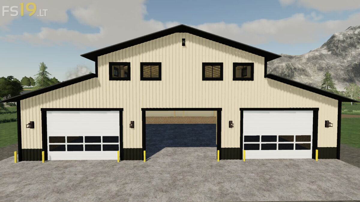 3 Car Garage v 1.0 FS19 mods / Farming Simulator 19 mods