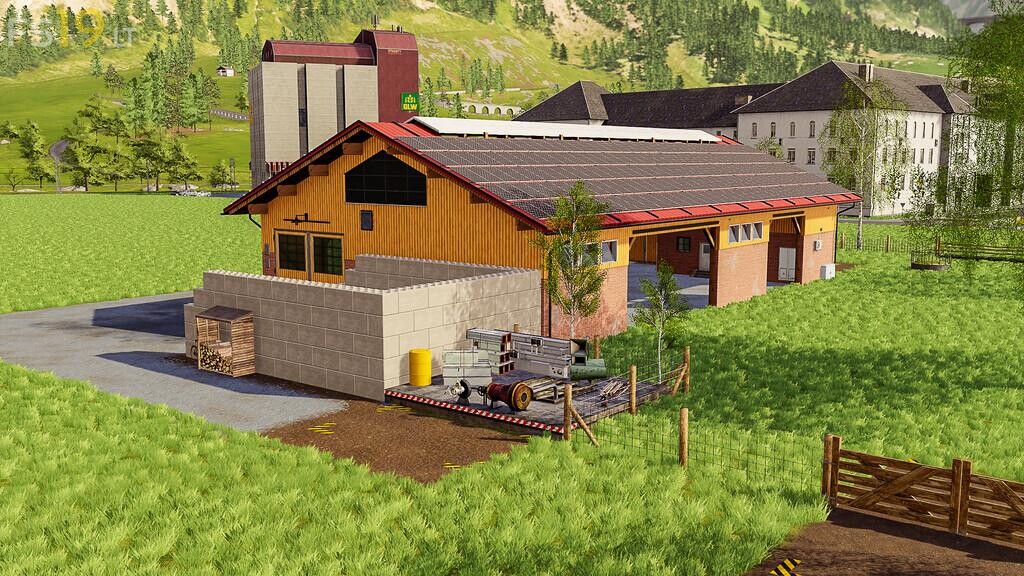 Big Cow Barn v 1.0 FS19 mods / Farming Simulator 19 mods