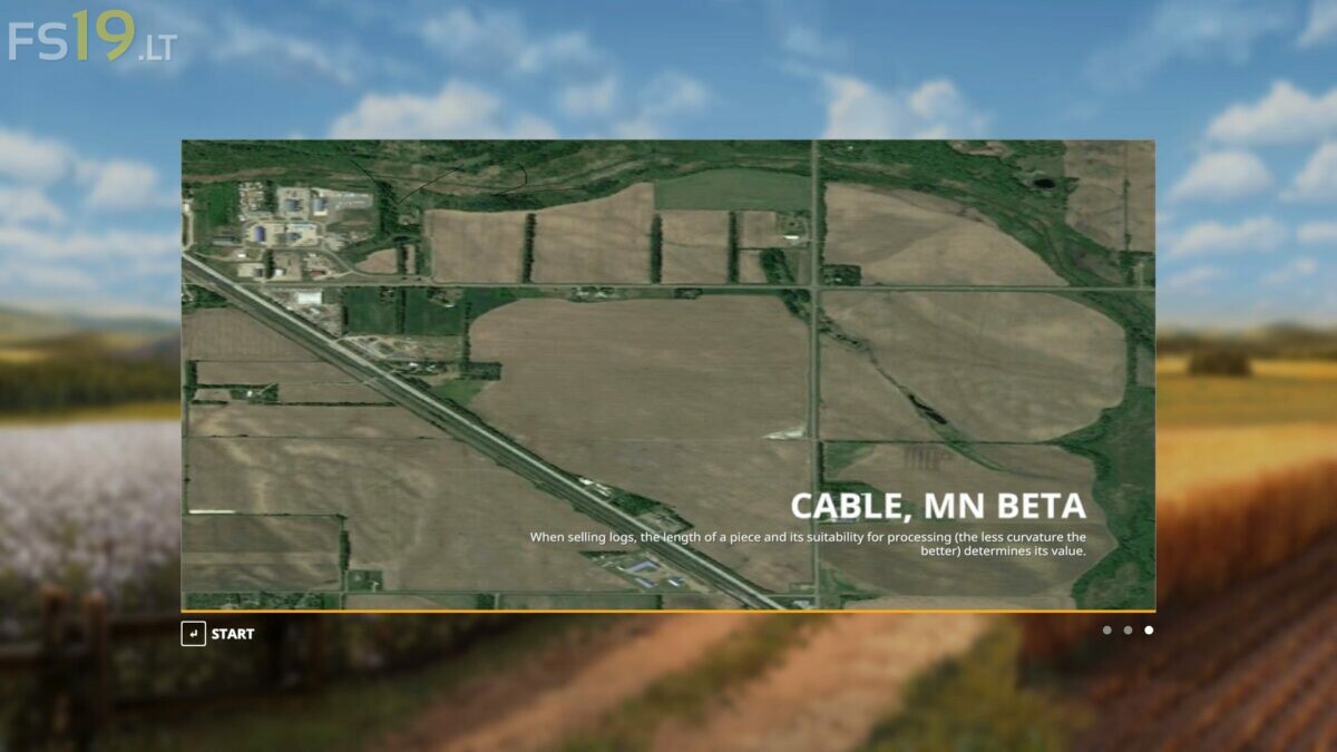 Cable Minnesota Map 1 FS19 mods / Farming Simulator 19 mods