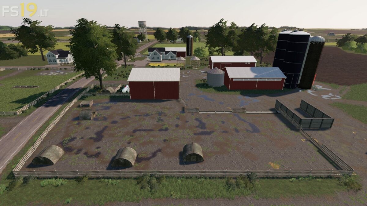 to American Life Farming Map v 1.0 FS19 mods / Farming