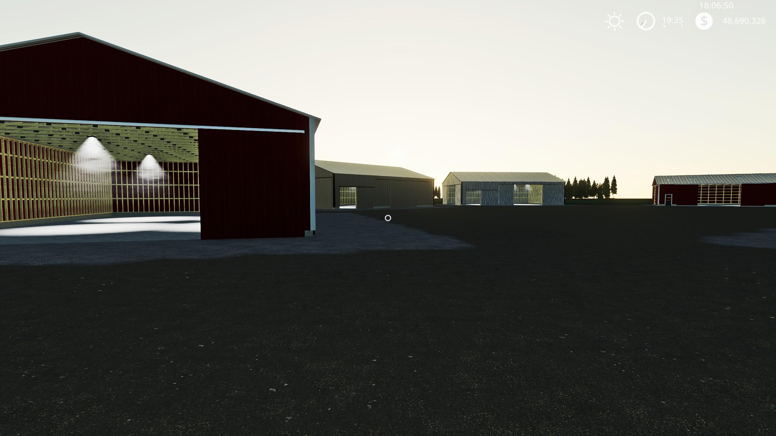 Placeable Sheds Pack v 1.1 FS19 mod