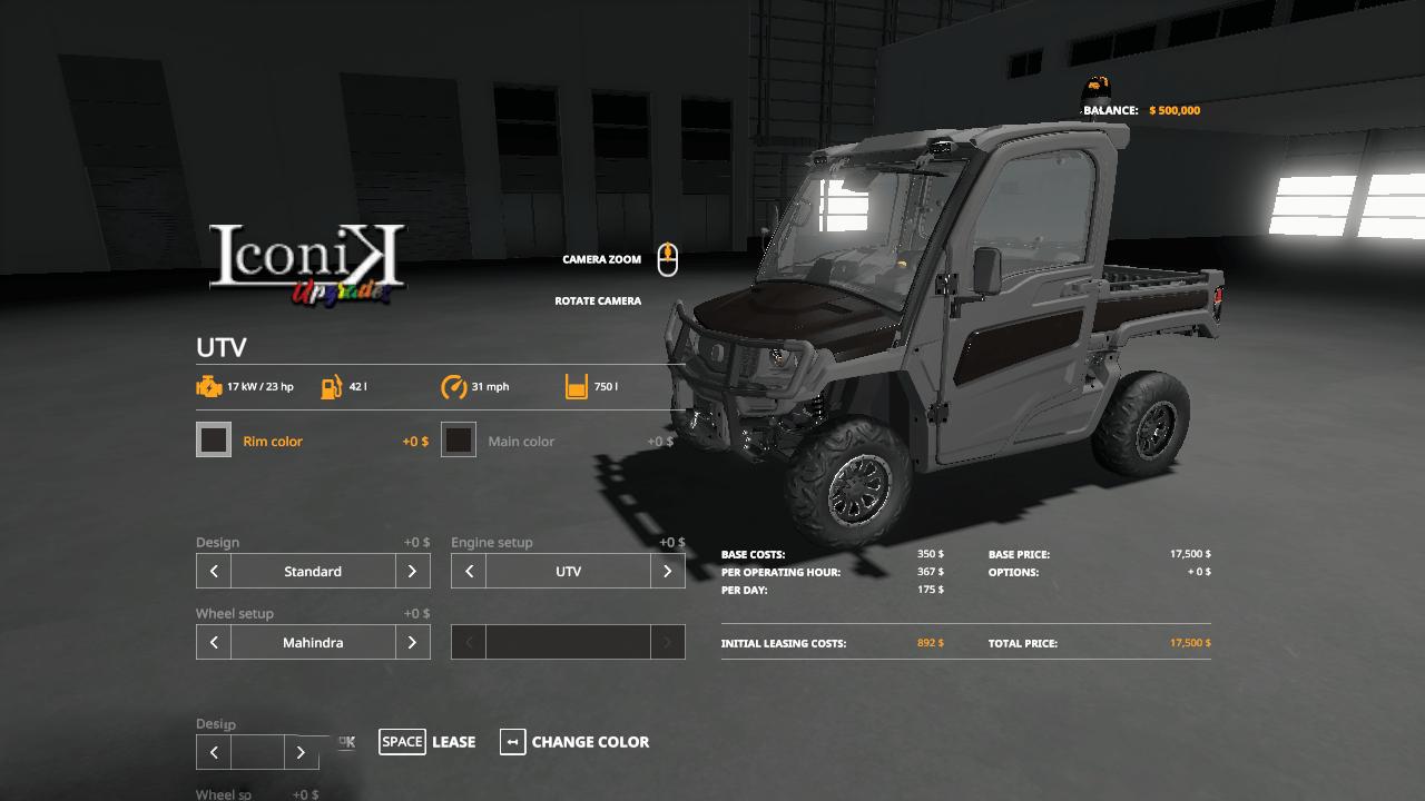 Iconik UTV v 3.0 FS19 mod