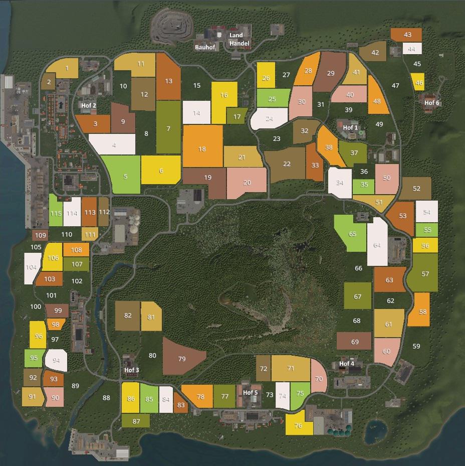 Schwatzingen Map v 2.0 FS19 mod
