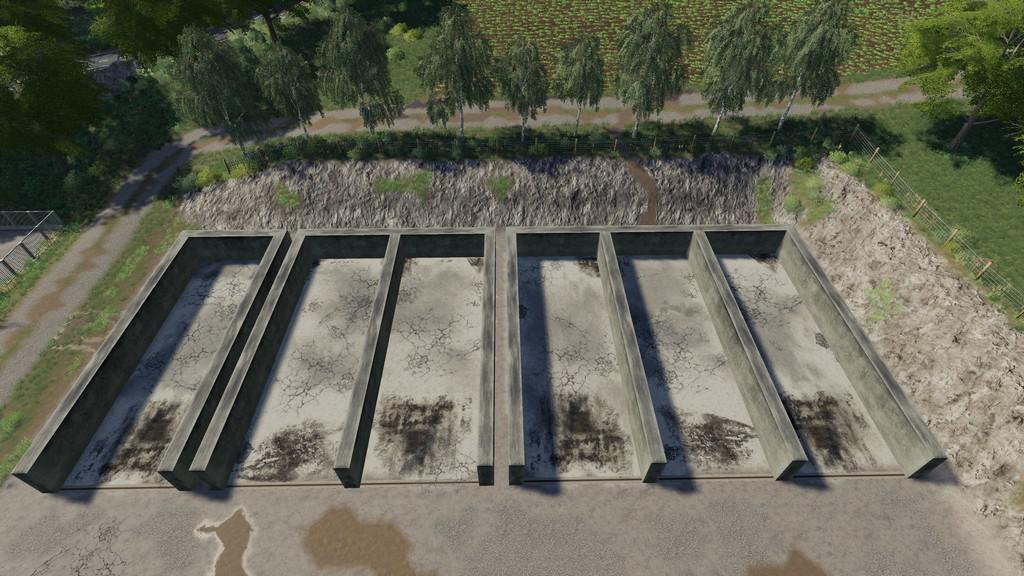 Bunker Silo Set v1.2 FS19 mod