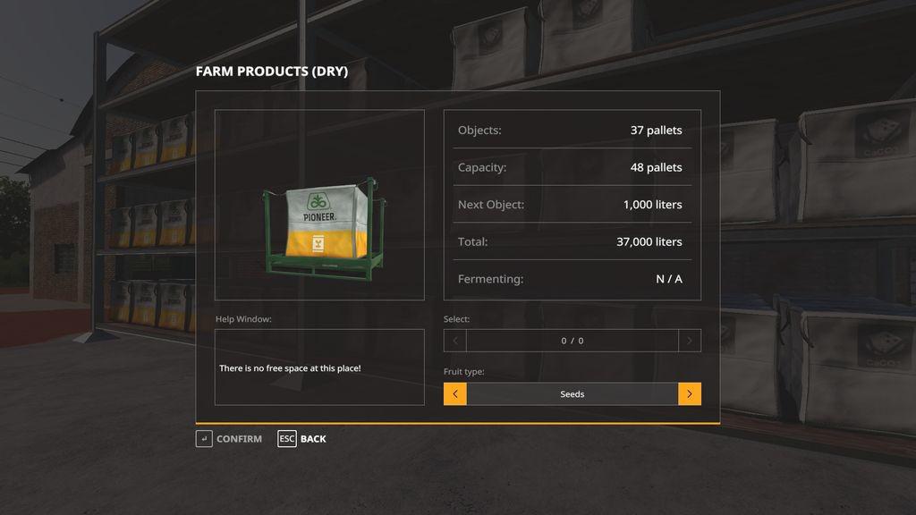 SHELF STORAGE V1.0.3.0 FS19 mod