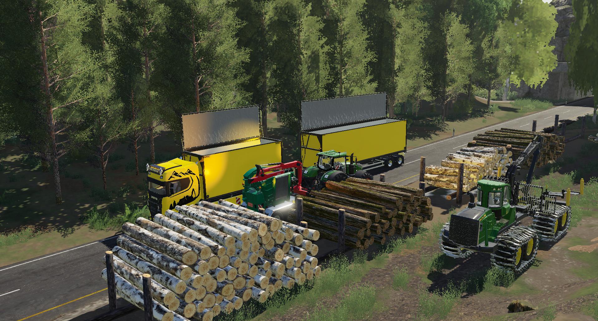 LOGS UNDER THE STACK V1.0 FS19 mod