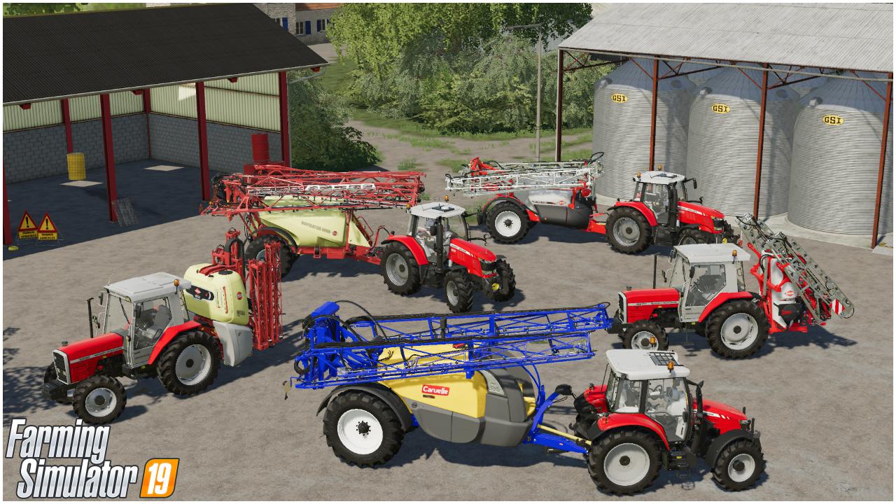 PACK SPRAYER CONTROL V1.0 FS19 mod