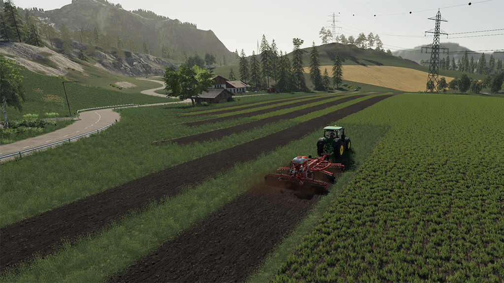 Cultivator Field Creator FS19 mod