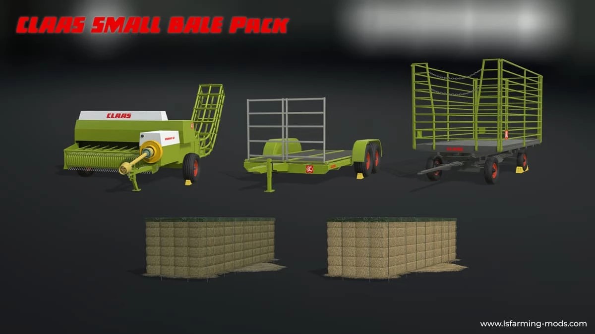 CLAAS SMALL BALE PACK V1.0 FS19 mod