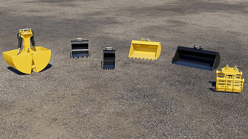BUCKET PACK V1.0 FS19 mod