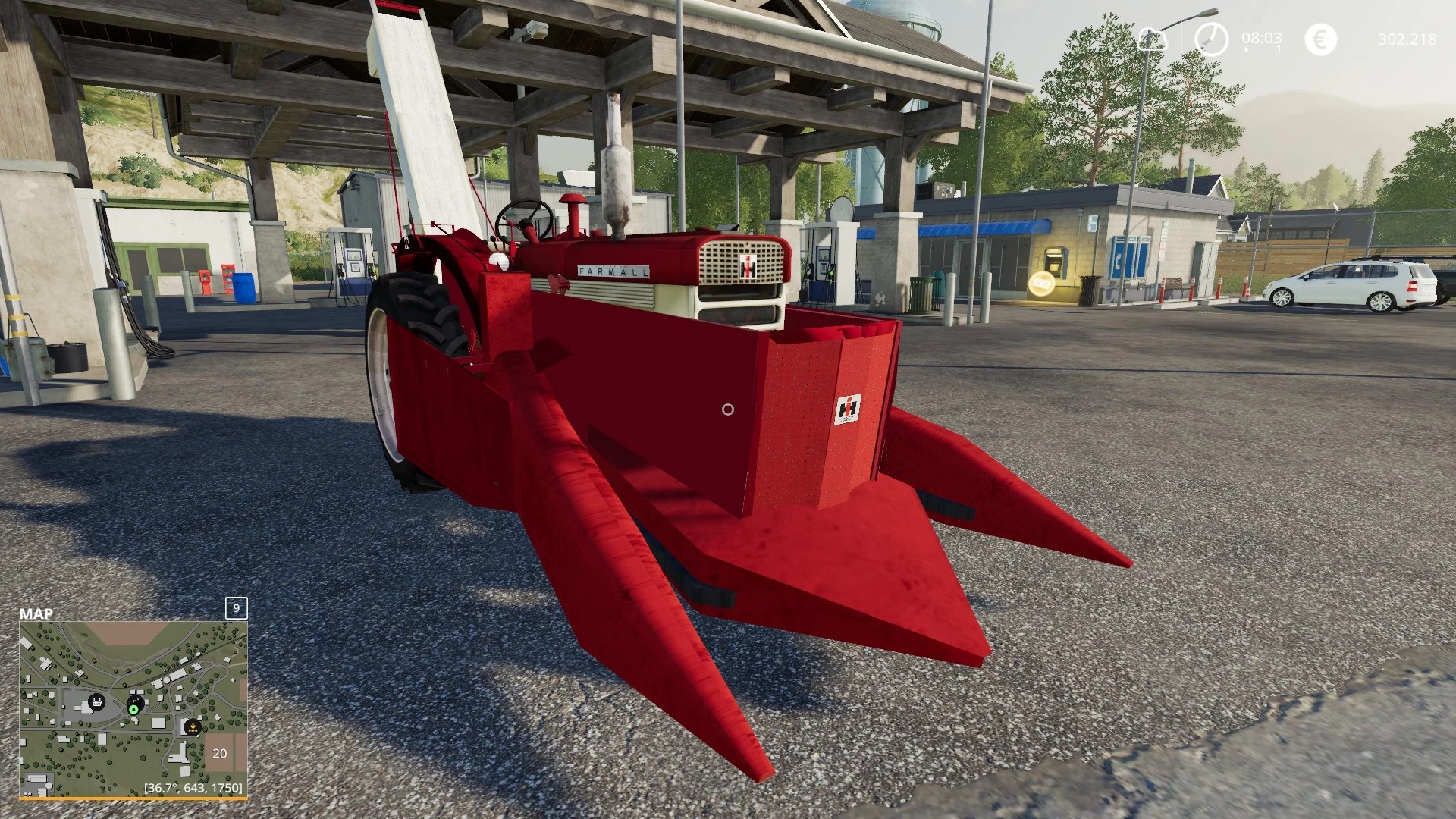 FARMALL 560 CORN PICKER V1.0 FS19 mod