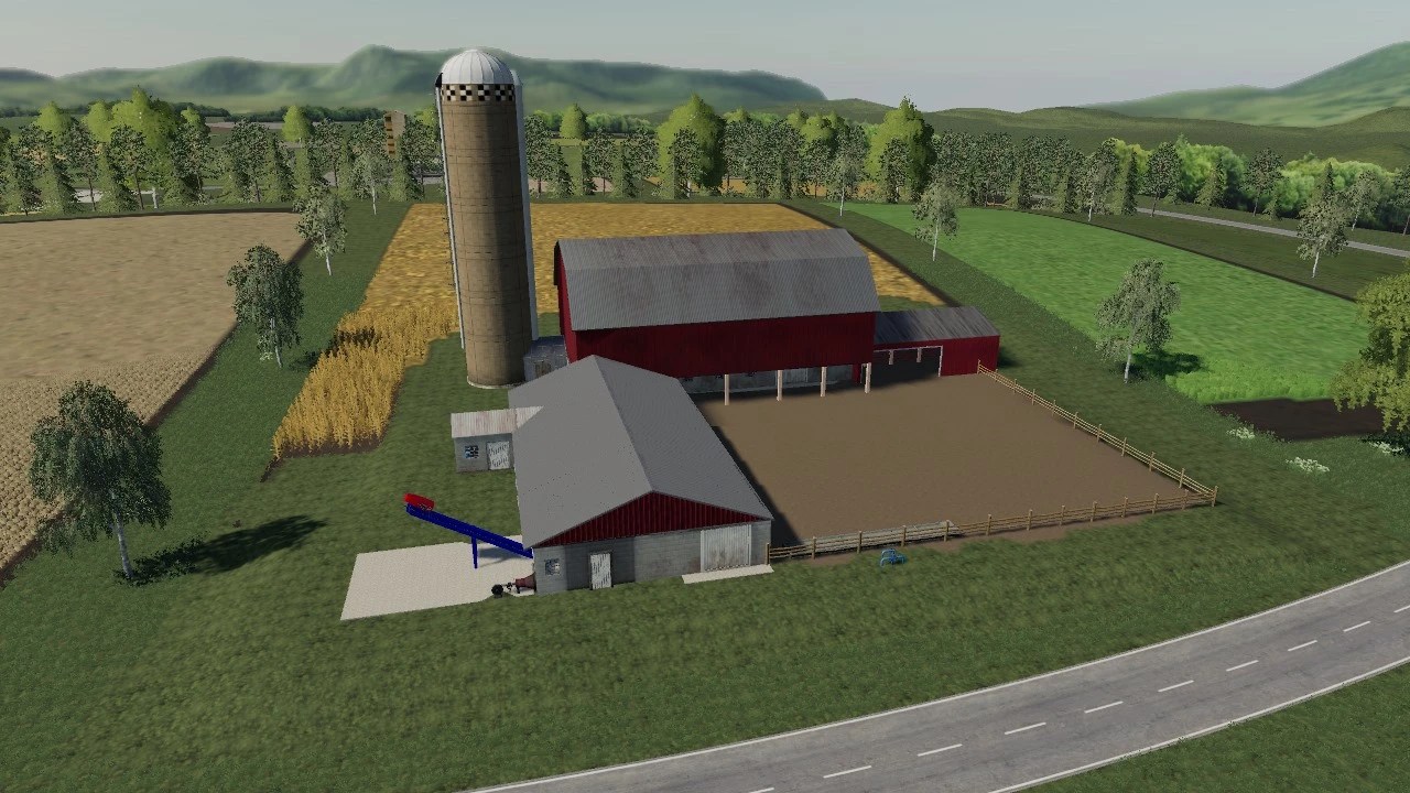 DAIRY BARN PLACEABLE V1.0 FS19 mod