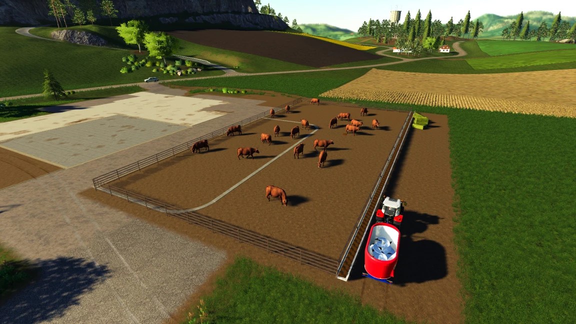 MEDIUM FEEDLOT V2.0 FS19 mod