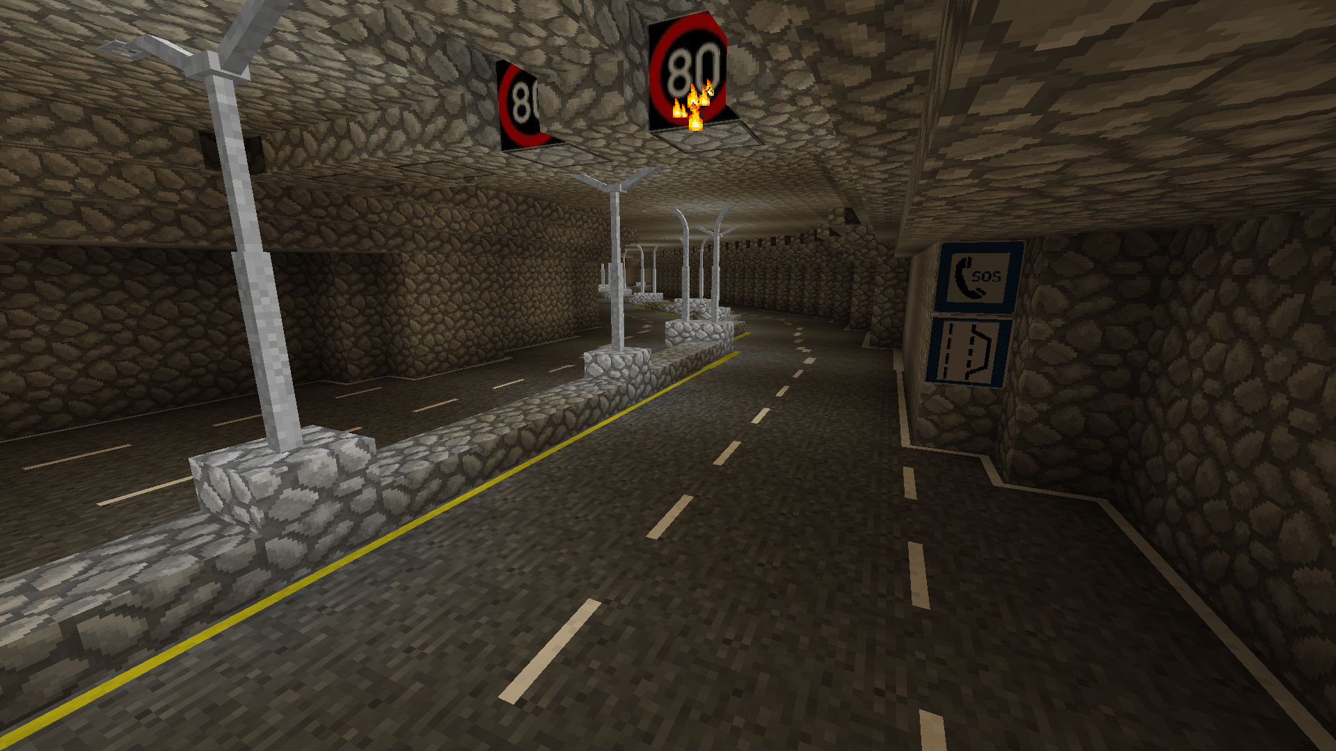 Roads in Minecraft Minecraft Project