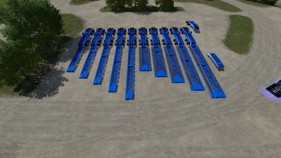 Cozad 85T Trailer Set V2.0 FS22 mod