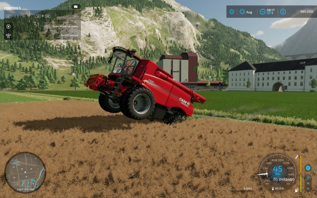 Case Axial Flow 9250 Race Combine FS22 mod