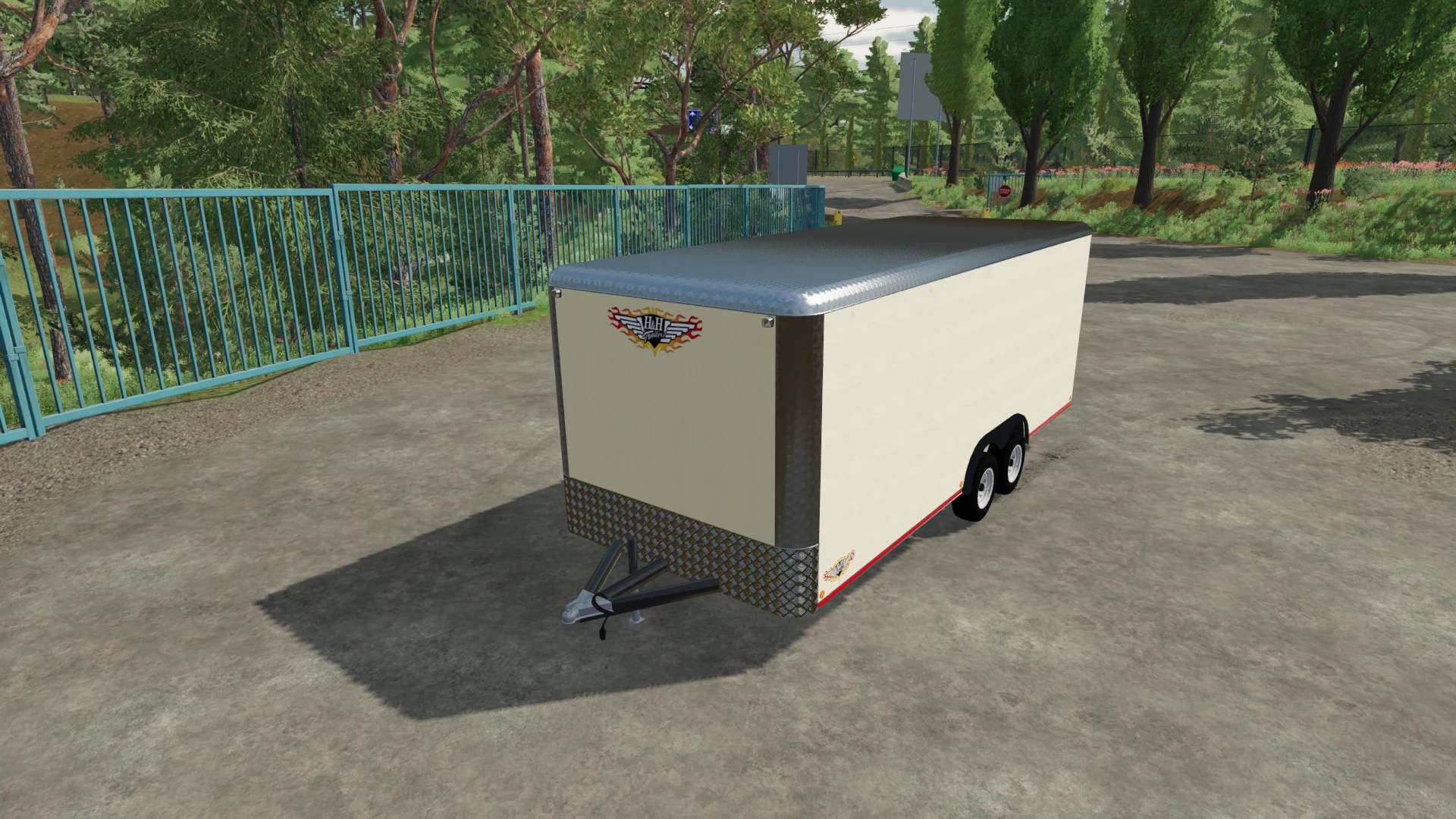 20FT US TRAILER V1.0 FS22 mod