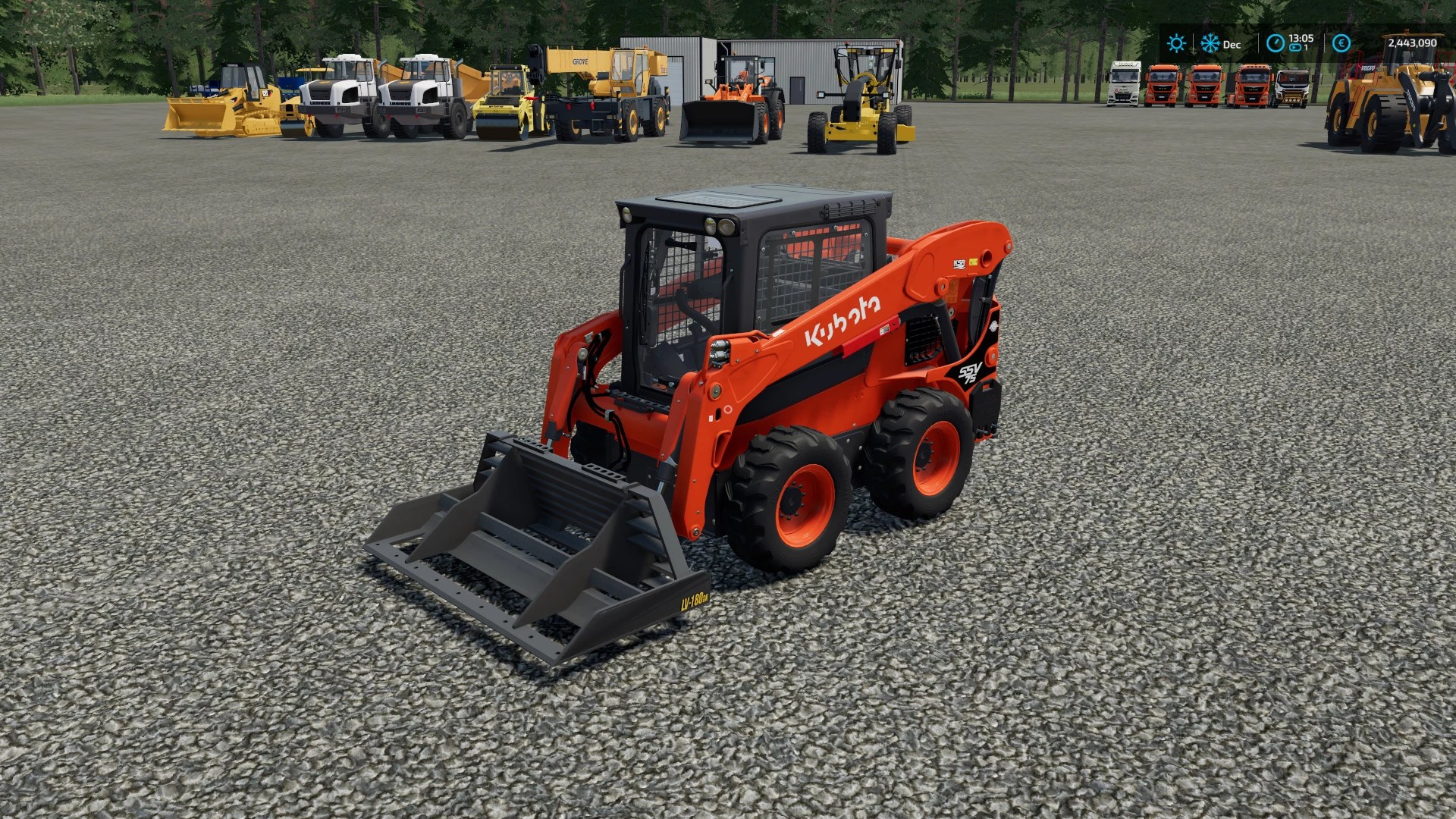 SKID STEER LEVELER V1.0 FS22 mod