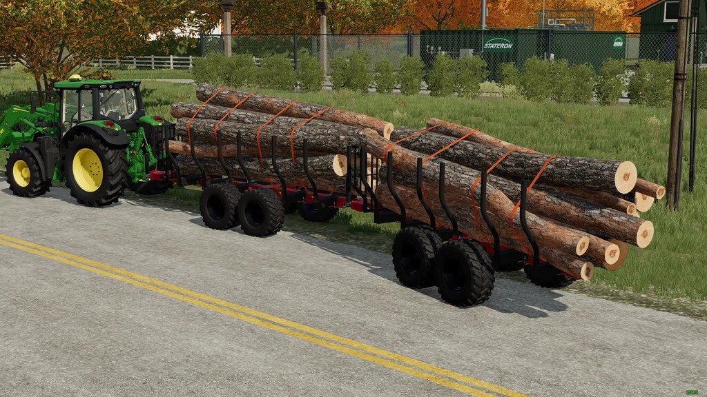 WOOD TRAILER V1.0 FS22 mod