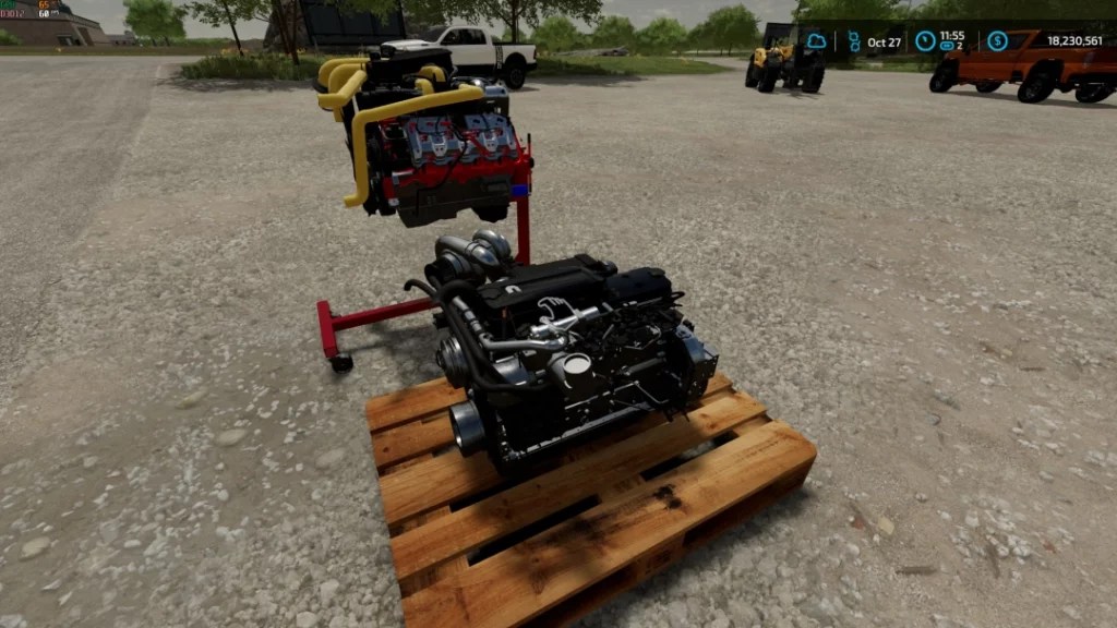 Crate Engines FS22 mod