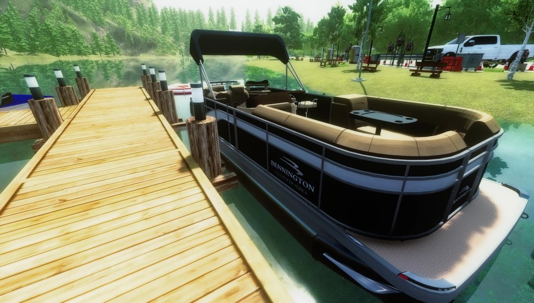 BENNINGTON PONTOON BOAT V2.0 FS22 mod