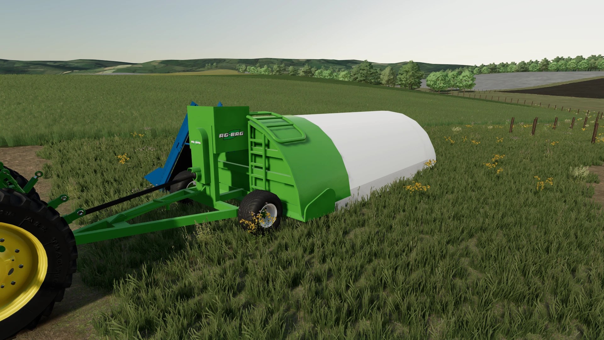 AGBAG SILAGE BAGGER V2.0 FS22 mod