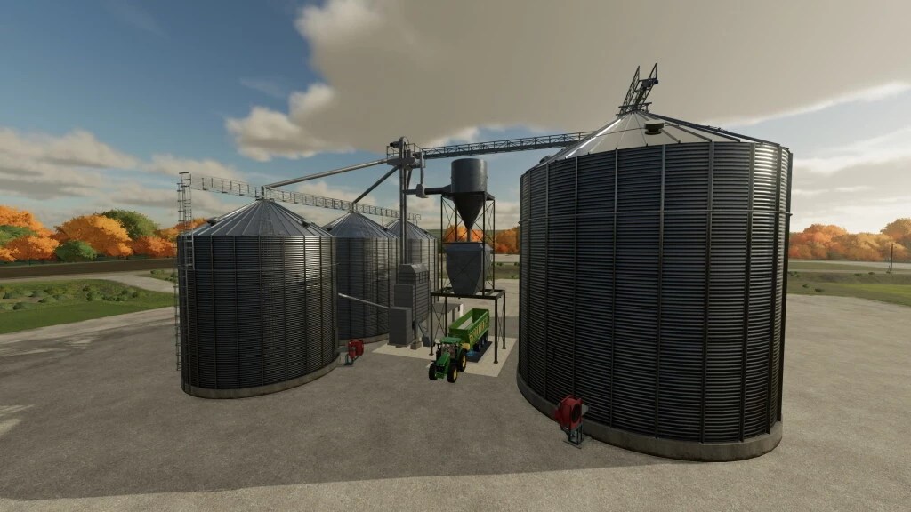 GRAIN SILO SYSTEM V1.0 FS22 mod