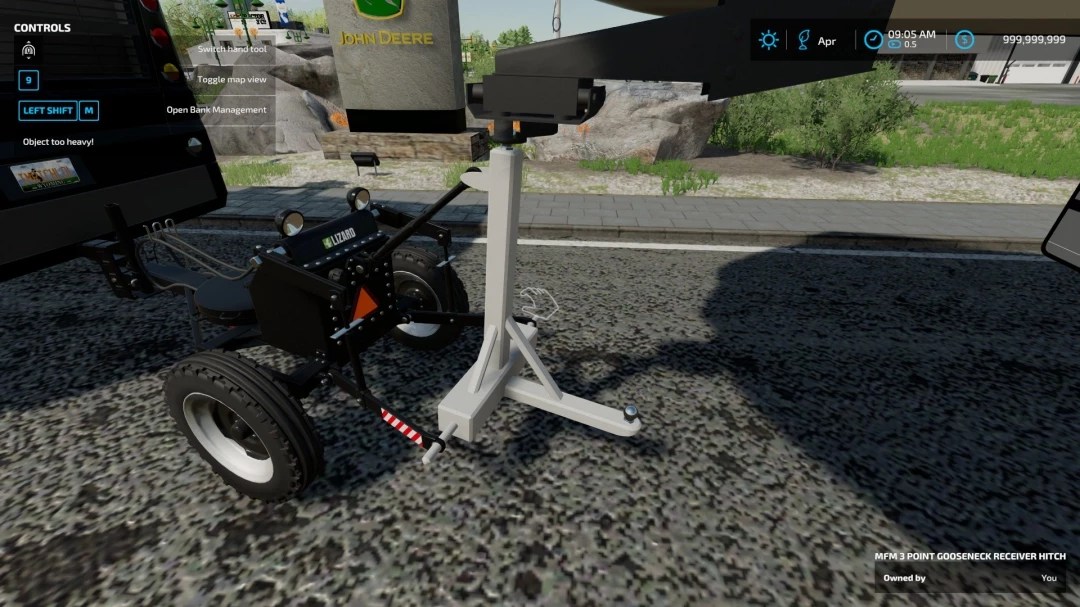MFM3POINT GOOSENECK HITCH CONVERTED V1.0 FS22 mod