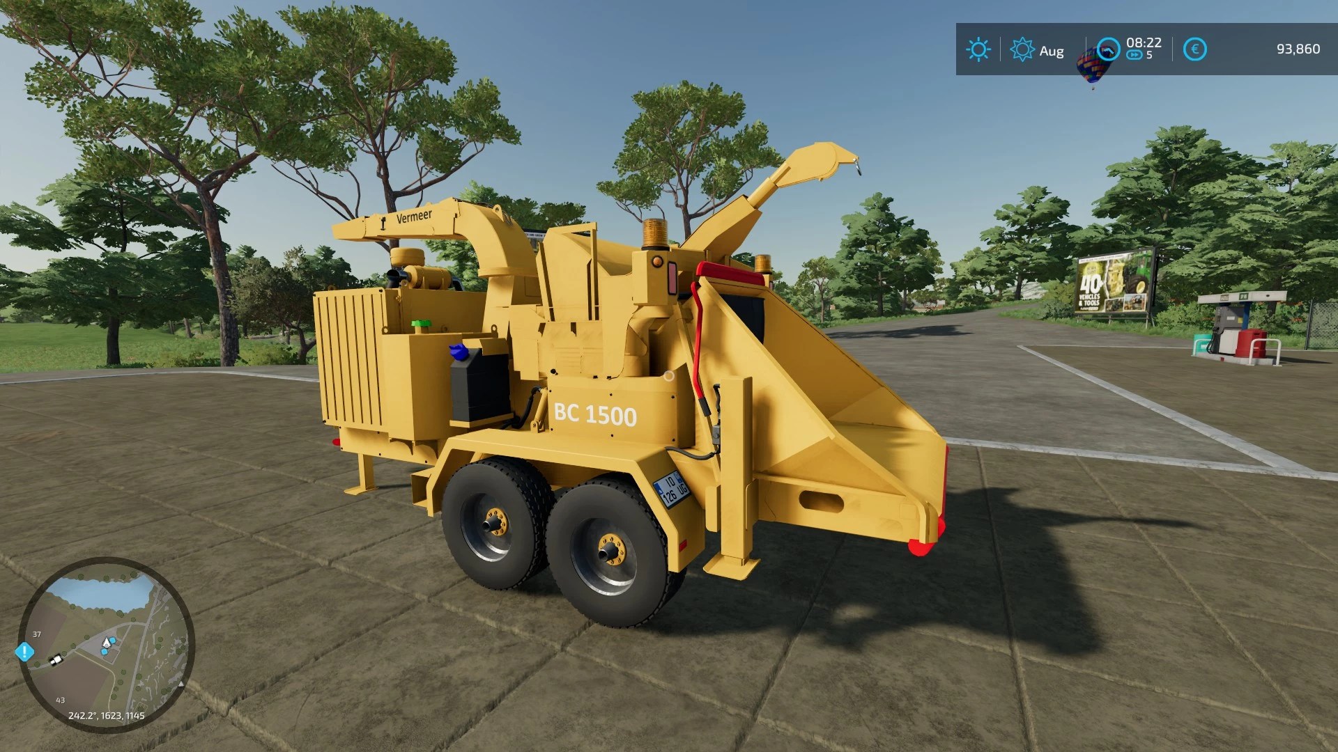 VERMEER WOODCHIPPER V1.0 – FS22 mod