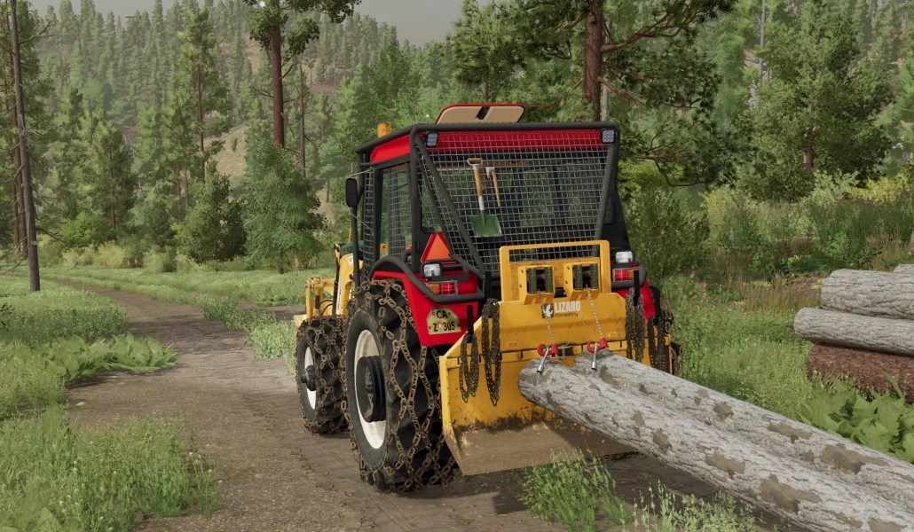 DOUBLE WINCH LIZARD D60 V1.0 FS22 mod