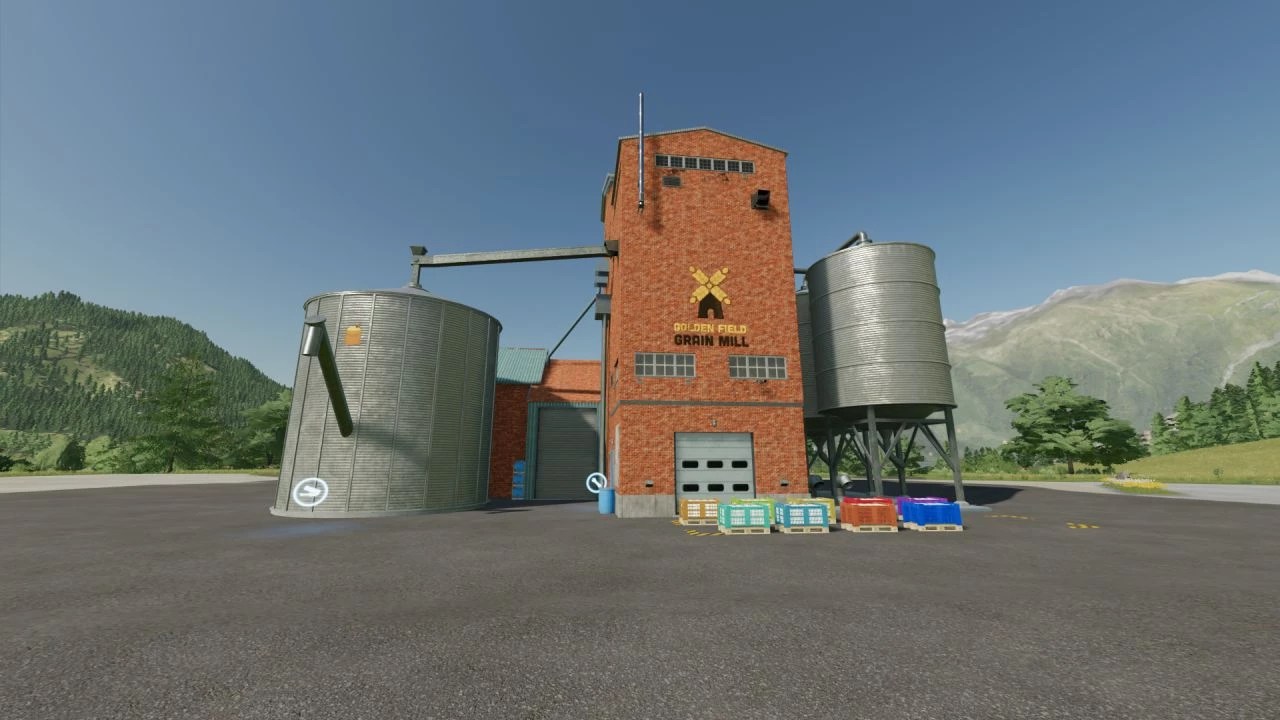 GRAIN MILL MULTIFRUIT (REVAMP) V1.0 FS22 mod