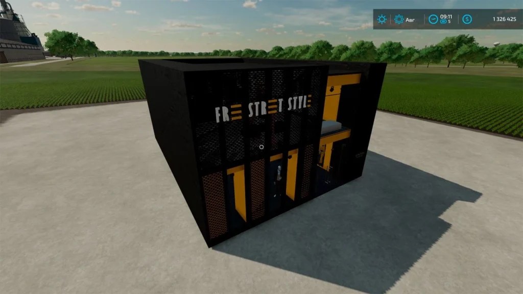 PRODUCTION LINE MEAT PLANT/DESIGN HOUSE/SALEPOINT V1.0 FS22 mod