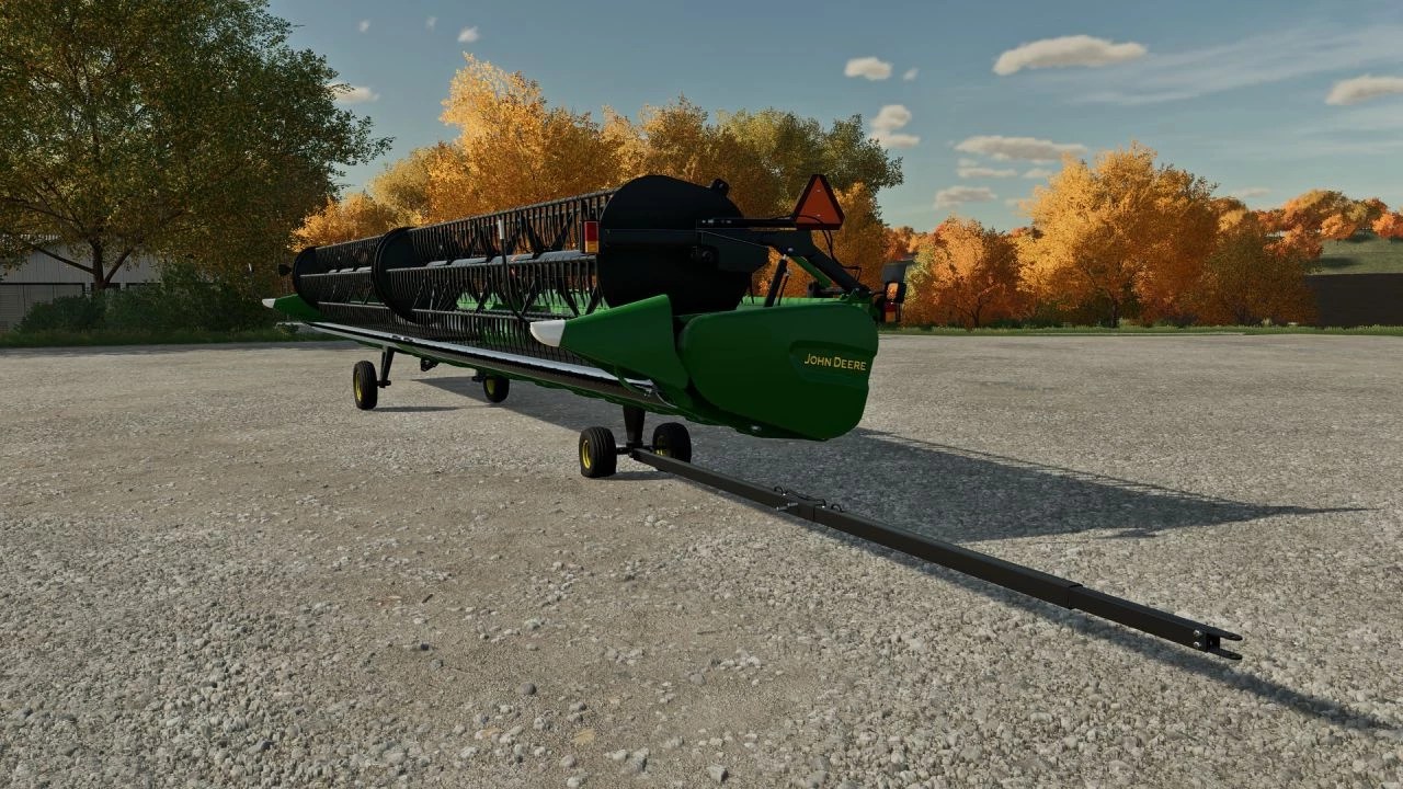 TERRAFLEX DRAPER HEADER 45FT (JOHN DEERE EDITION) V1.0 FS22 mod