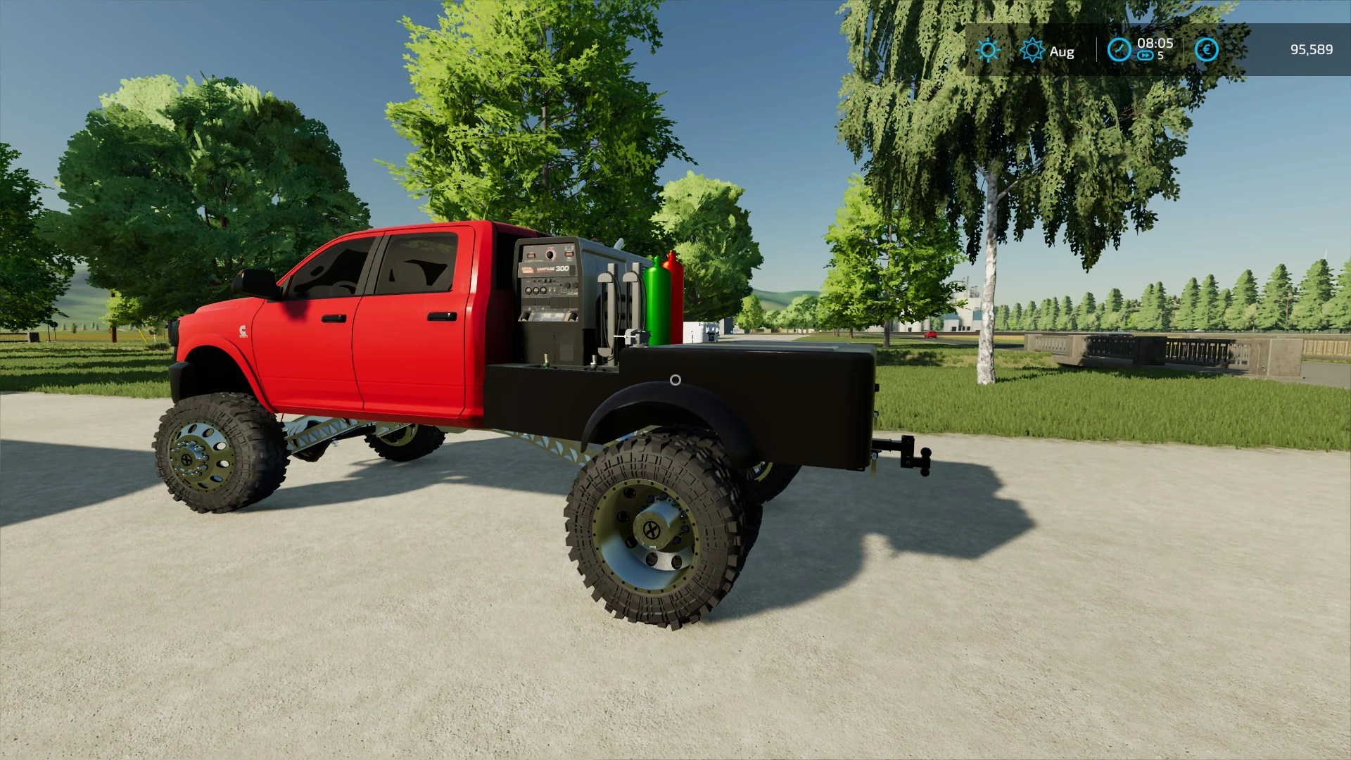 DODGE RAM MONEYMAKER WELDING RIG V1.0 FS22 mod