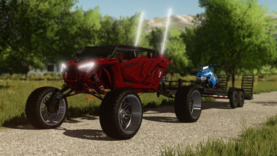 Lifted 4 Door Polaris Razor V1.0 FS22 mod