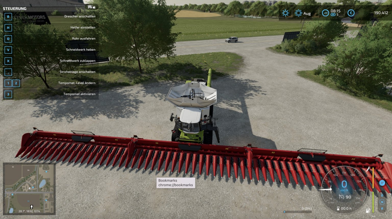 Corn Header 30m V2.0 FS22 Mod