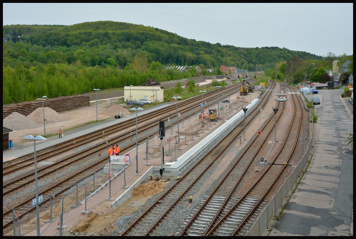 Allgemeines rund um die Bahn » Umbau Bahnhof Aue 2016