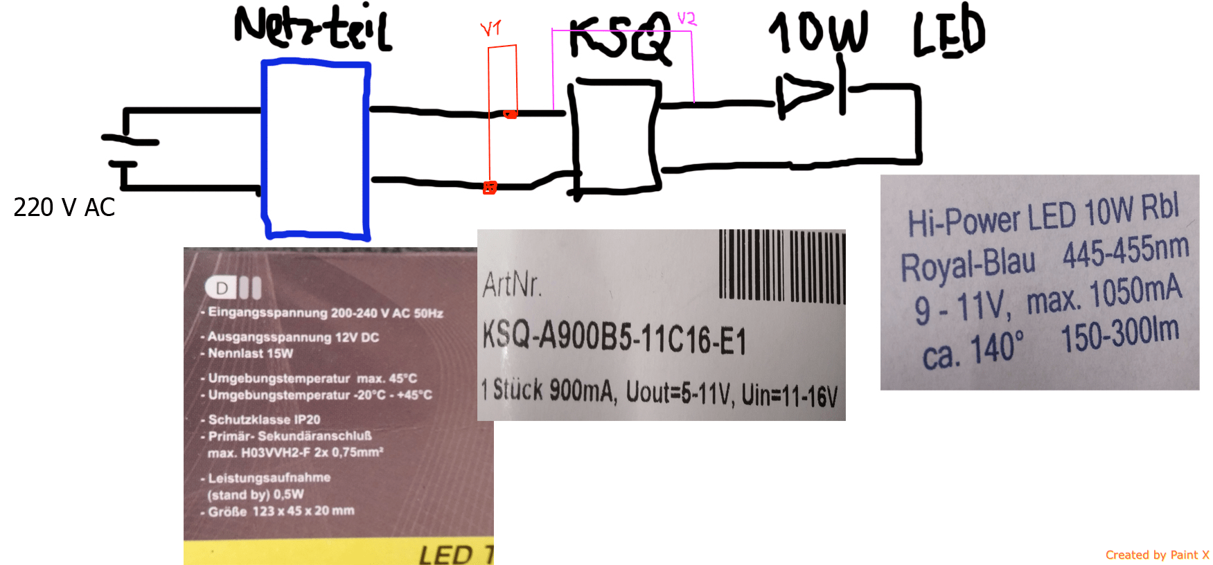 LED blinkt. Wo zum Teufel liegt mein Fehler? - LED Anfänger Forum
