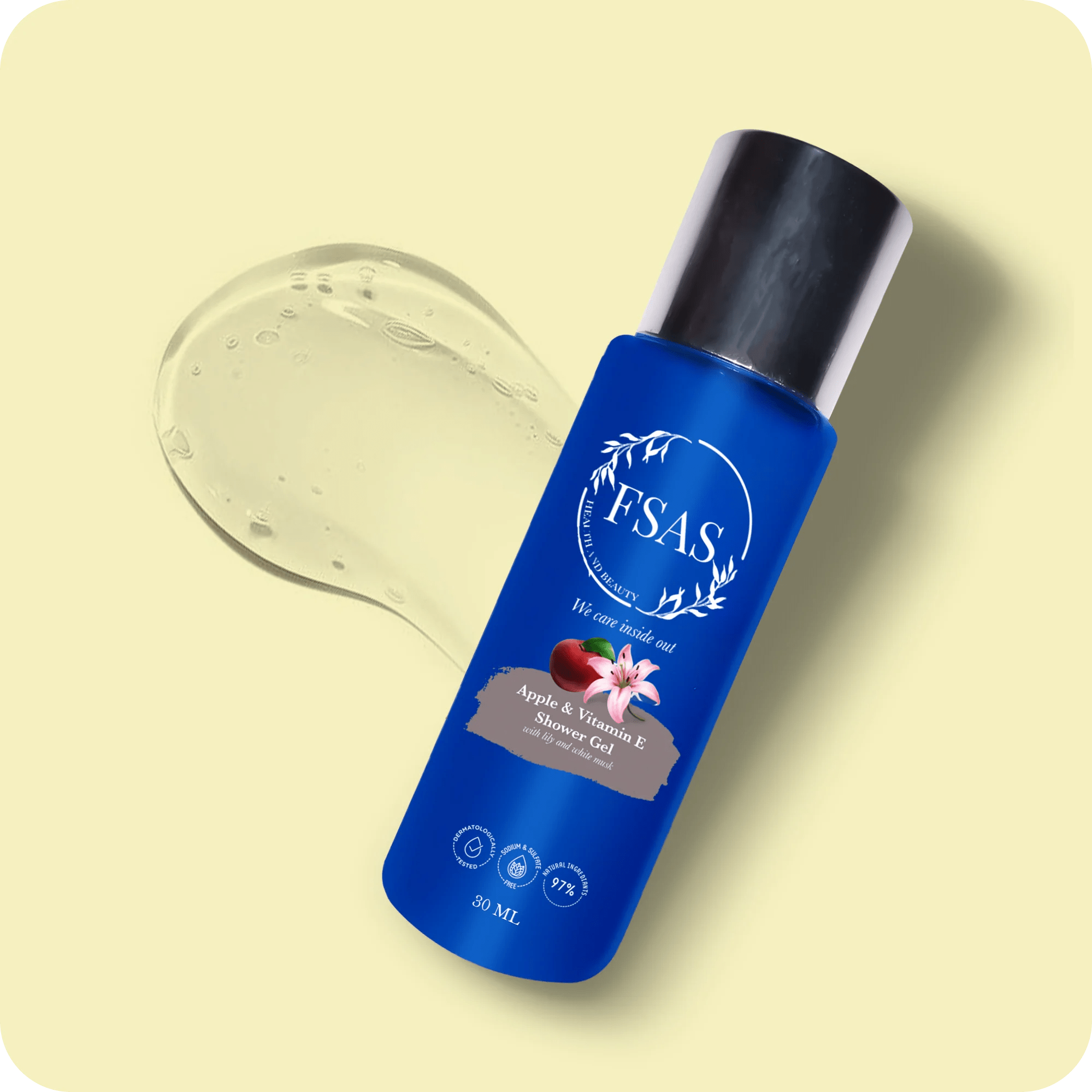 Apple And Vitamin E Shower Gel 30ml Fsas Cares