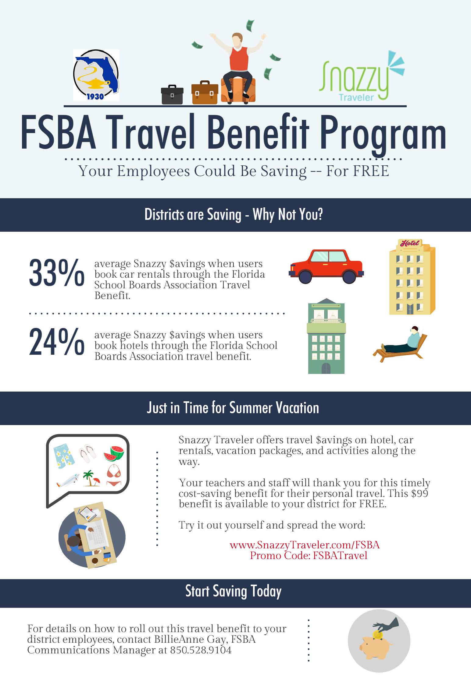 FREE Travel Benefit Snazzy Traveler Florida School Boards Association