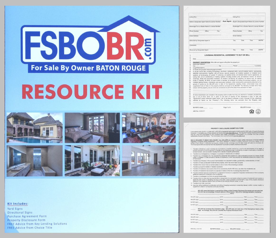 Baton Rouge For Sale By Owner Listing Packages