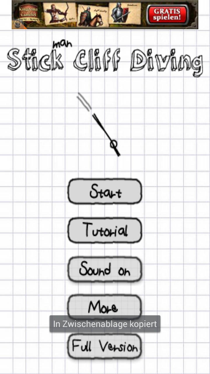 Stickman Cliff Diving (Free) No belly flopping, please! AndroidPIT